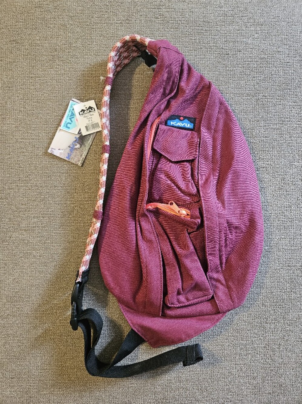 NWT Kavu Ruby Rope Sling Bag
